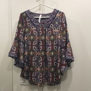 NY Collection Boho Tunic